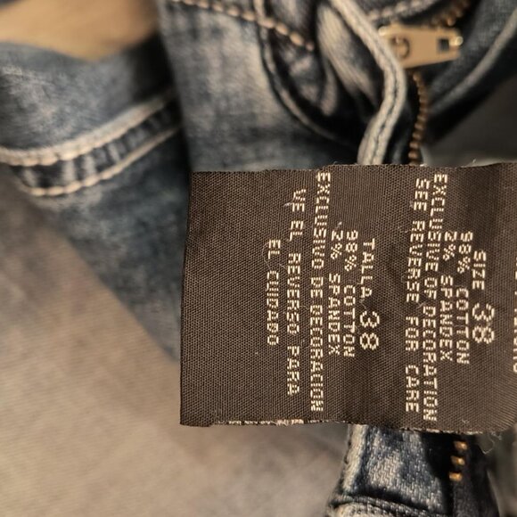 Frankie Malone Jeans women's 38 denim blue bootcut - Picture 10 of 16